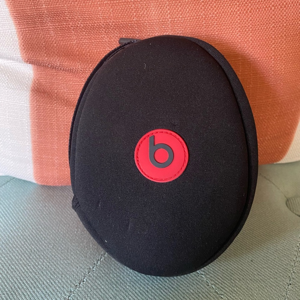 Monster Beats Over-Ear Headphones Gray and Red